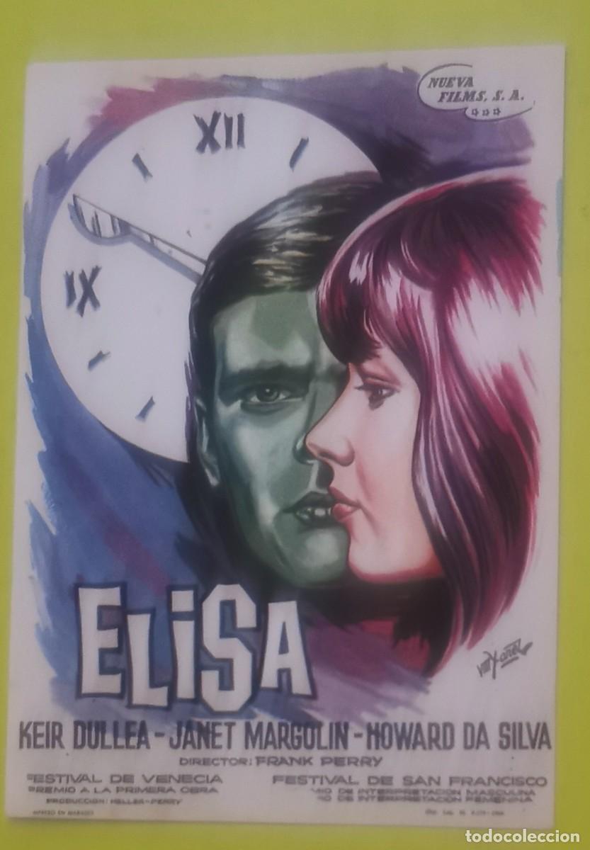 Cine: ELISA, FOLLETO SIN PUBLICIDAD - Foto 1