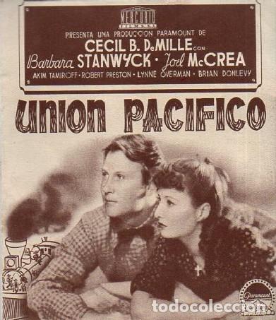 Cine: PROGRAMA DOBLE DE CINE: UNI&Oacute;N PAC&Iacute;FICO PC-9860 - Foto 1