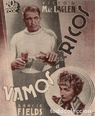 Cine: PROGRAMA DOBLE DE CINE: VAMOS A SER RICOS PC-9868 - Foto 1