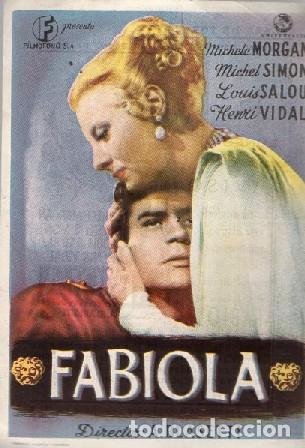 Cine: PROGRAMA DE CINE: FABIOLA PC-9887 - Foto 1