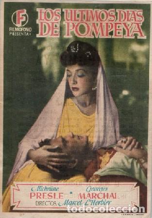 Cine: PROGRAMA DE CINE: LOS ULTIMOS DIAS DE POMPEYA PC-9894 - Foto 1