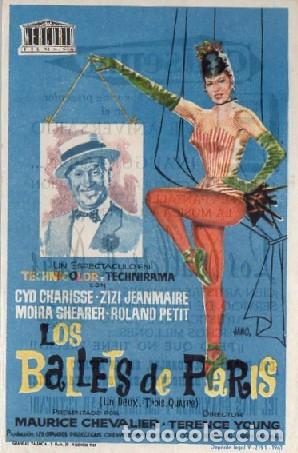 Cine: PROGRAMA DE CINE: LOS BALLETS DE PARIS PC-9907 - Foto 1