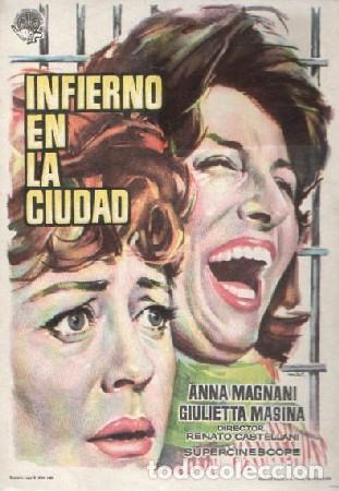 Cine: PROGRAMA DE CINE: INFIERNO EN LA CIUDAD PC-9920 - Foto 1