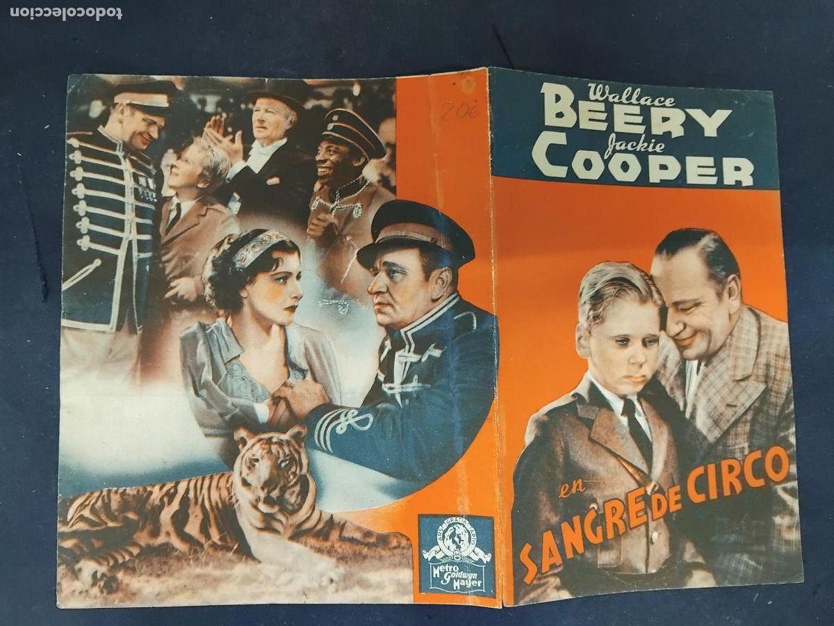 Cine: PROGRAMA DE CINE DOBLE SANGRE DE CIRCO. GRAN TEATRO. - Foto 1