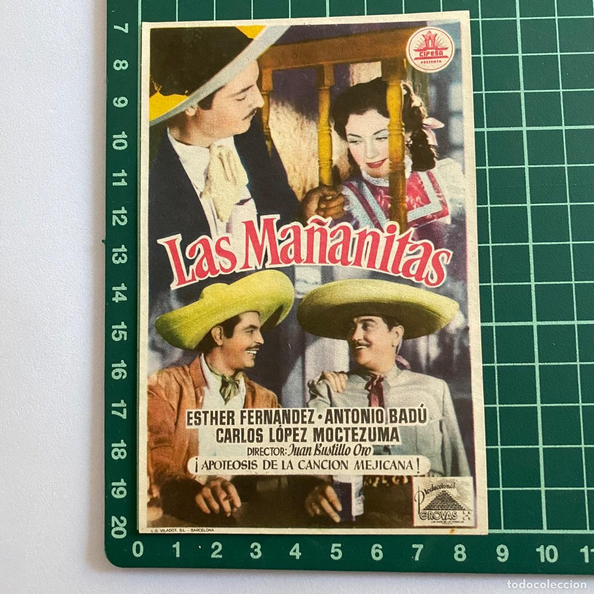 Cine: Programa de cine folleto de mano pelicula. Las ma&ntilde;anitas - Foto 1