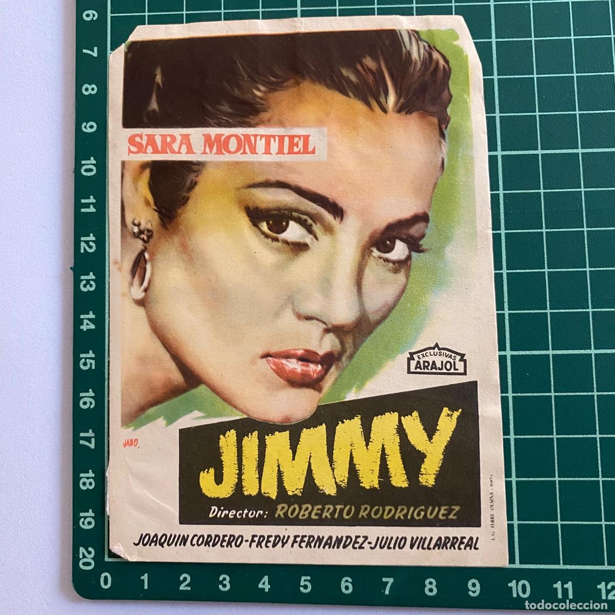 Cine: Programa de cine folleto de mano pelicula. jimmy - Foto 1