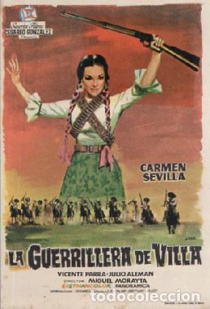 Cine: PROGRAMA DE CINE: LA GUERRILLERA DE VILLA PC-9932 - Foto 1
