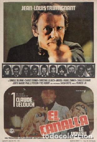 Cine: PROGRAMA DE CINE: EL CANALLA PC-9938 - Foto 1