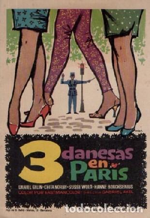 Cine: PROGRAMA DE CINE: 3 DANESAS EN PAR&Iacute;S PC-9939 - Foto 1