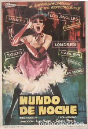 Cine: PROGRAMA DE CINE: MUNDO DE NOCHE PC-9957 - Foto 1