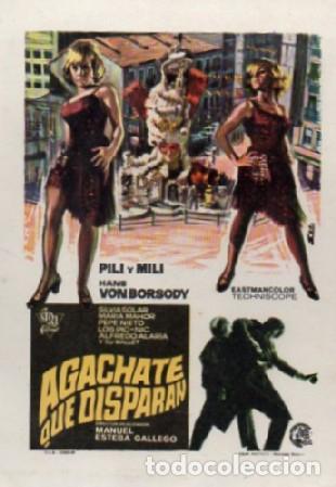 Cine: PROGRAMA DE CINE: AGACHATE QUE DISPARAN PC-9959 - Foto 1