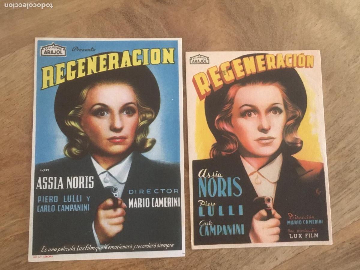 Kino: regeneracion arajol 2 folletos de mano originales estreno muy buen estado