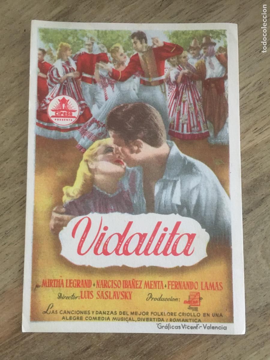Kino: vidalita cifesa folleto de mano original estreno muy buen estado