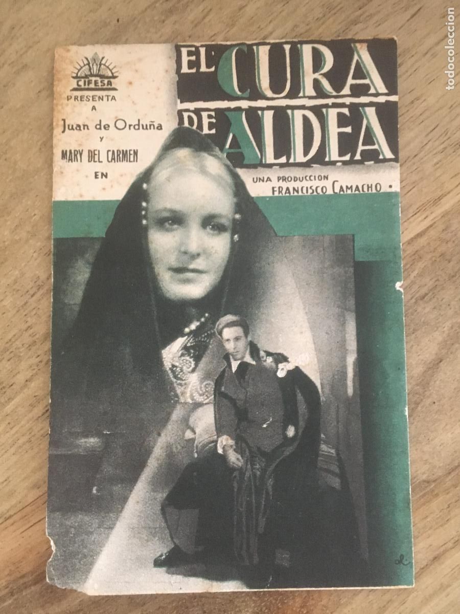 Kino: el cura de aldea cifesa folleto de mano original estreno muy buen estado