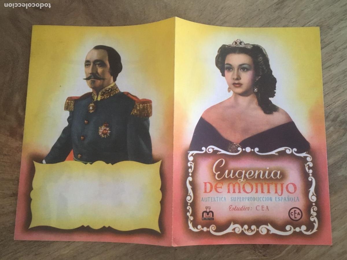 Kino: eugenia de montijo folleto de mano original estreno muy buen estado