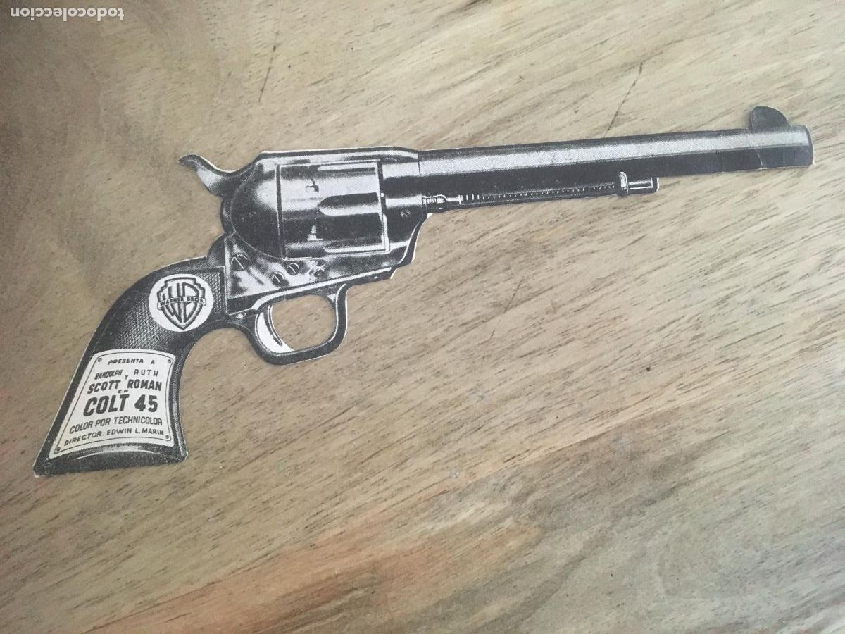 Kino: colt 45 troquelado folleto de mano original estreno