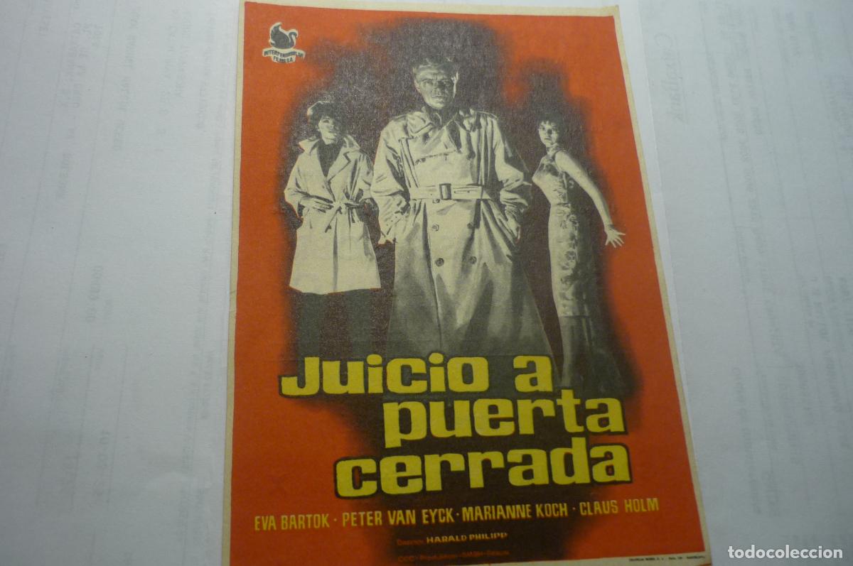 Cine: PROGRAMA JUICIO A PUERTA CERRADA EVA BARTOK-PUBLICIDAD - Foto 1