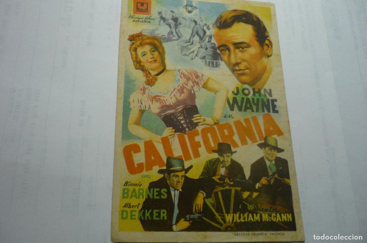 Cine: PROGRAMA CALIFORNIA PUBLICIDAD BARTRINA. y sala reus - Foto 1