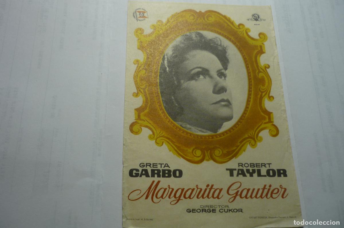 Cine: PROGRAMA MARGARITA GAUTIER,.GRETA GARBO - Foto 1