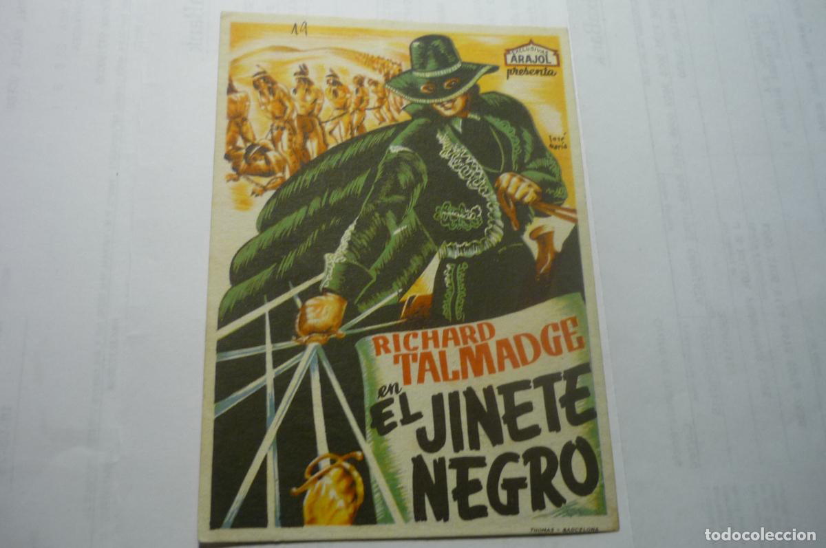 Cine: PROGRAMA EL JINETE NEGRO-RICHARD RALMADGE - Foto 1