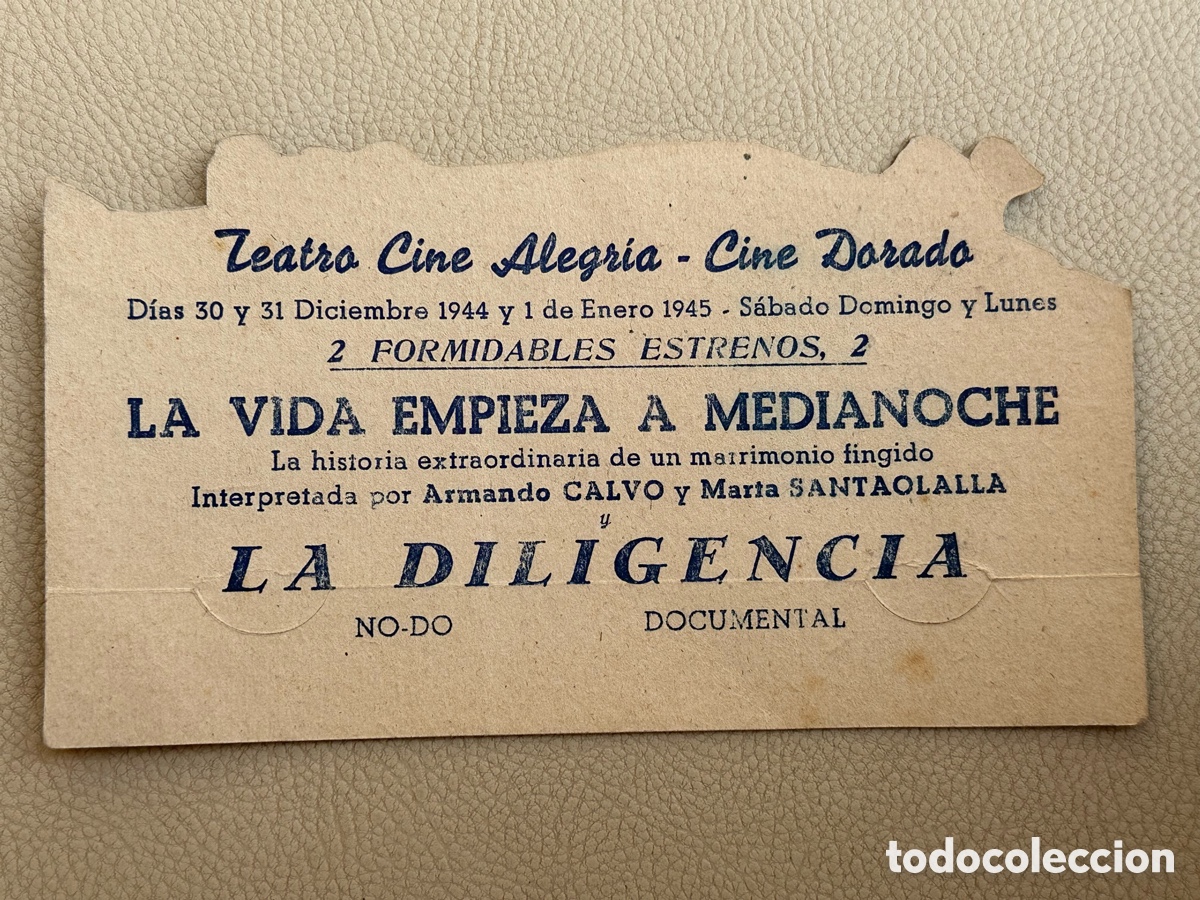 Cine: LA DILIGENCIA ANTIGUO PROGRAMA DE CINE - JOHN FORD - Foto 2