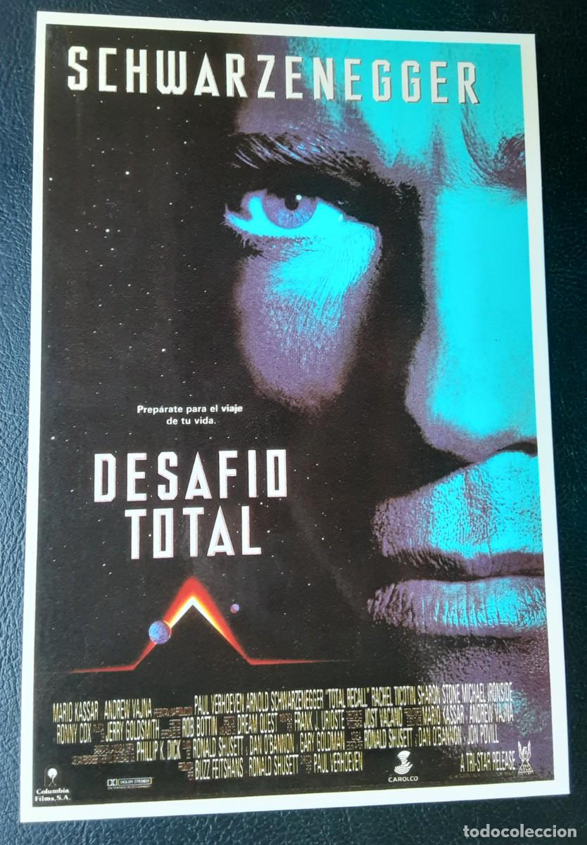 Cine: POSTAL DESAF&Iacute;O TOTAL, ARNOLD SCHWARZENEGGER. - Foto 1