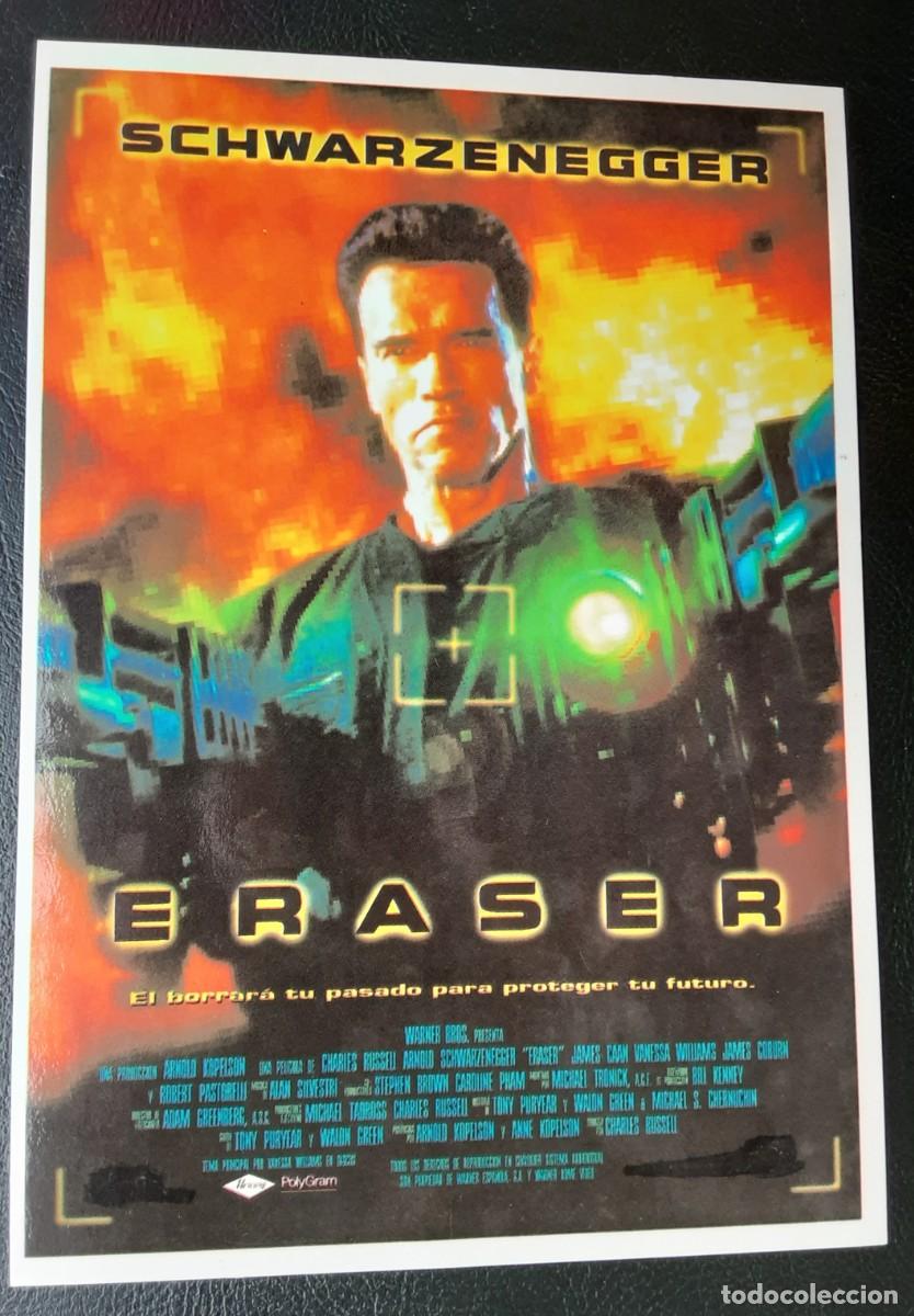 Cine: POSTAL ERASER, ARNOLD SCHWARZENEGGER. - Foto 1