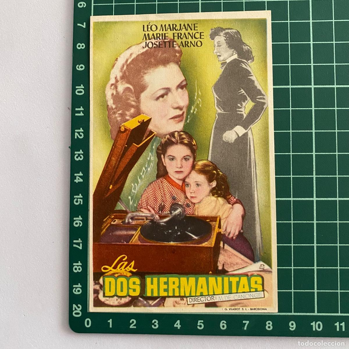Cine: Programa Folleto de mano cine pelicula. Las dos hermanitas - Foto 1
