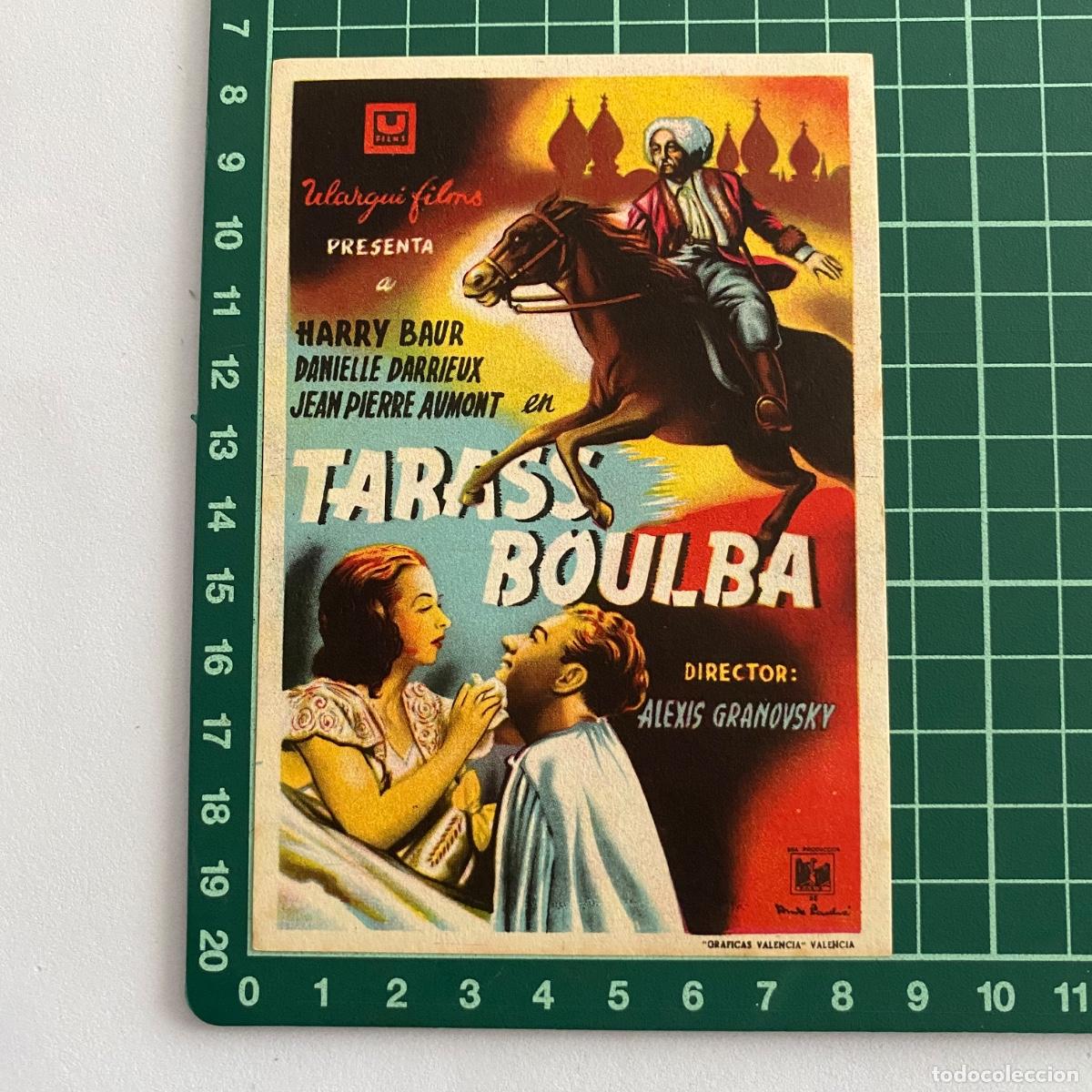 Cine: Programa Folleto de mano cine pelicula. tarass Boulba - Foto 1