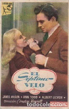 Cine: PROGRAMA DE CINE: EL SEPTIMO VELO PC-9978 - Foto 1