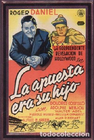Cine: PROGRAMA DE CINE: LA APUESTA ERA SU HIJO PC-9989 - Foto 1