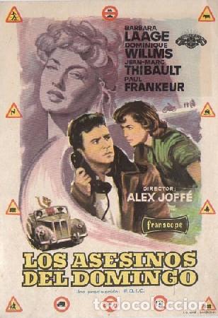 Cine: PROGRAMA DE CINE: LOS ASESINOS DEL DOMINGO PC-9990 - Foto 1