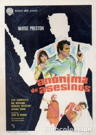 Cine: PROGRAMA DE CINE: AN&Oacute;NIMA DE ASESINOS PC-9992 - Foto 1