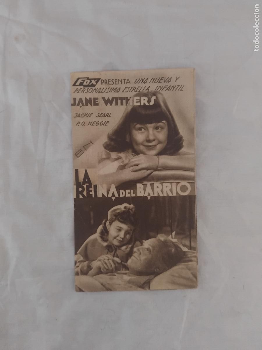 Cine: PROGRAMA DE CINE CARTON LA REINA DEL BARRIO. ODEON CINEMA. - Foto 1