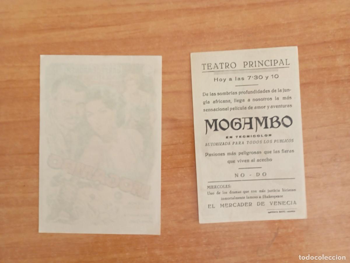 Cine: GRIS2--PROGRAMA DE CINE -- MOGAMBO - Foto 2