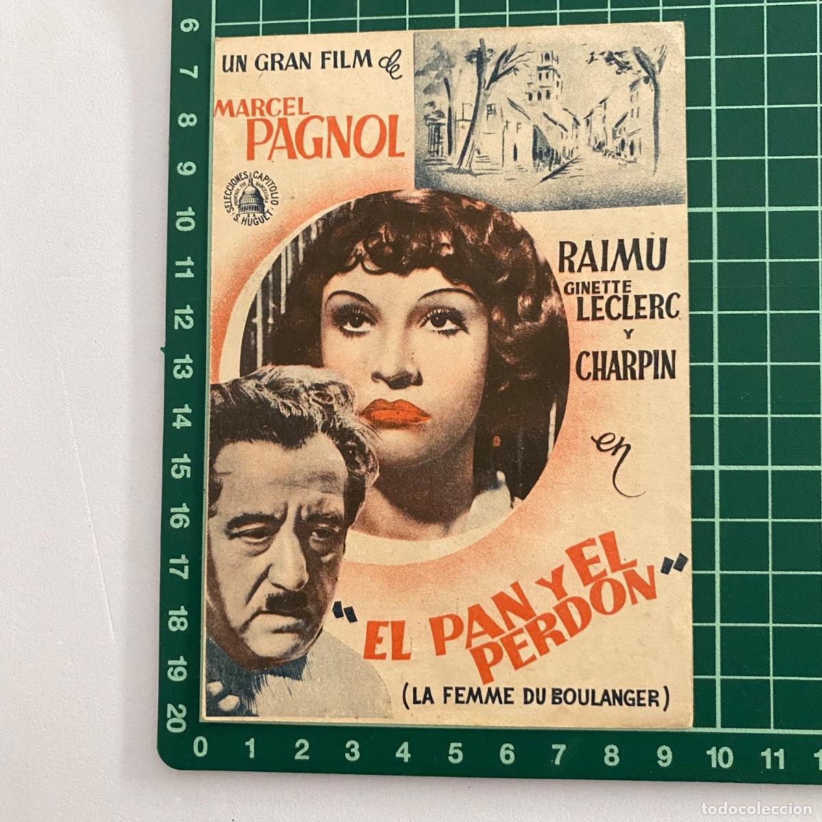 Cine: Programa Folleto de mano cine pelicula. El pan y el perdon - Foto 1