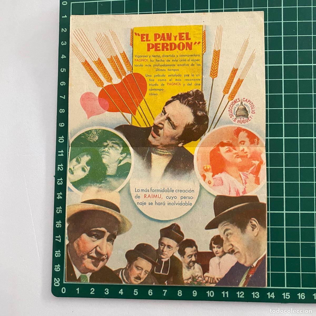 Cine: Programa Folleto de mano cine pelicula. El pan y el perdon - Foto 3
