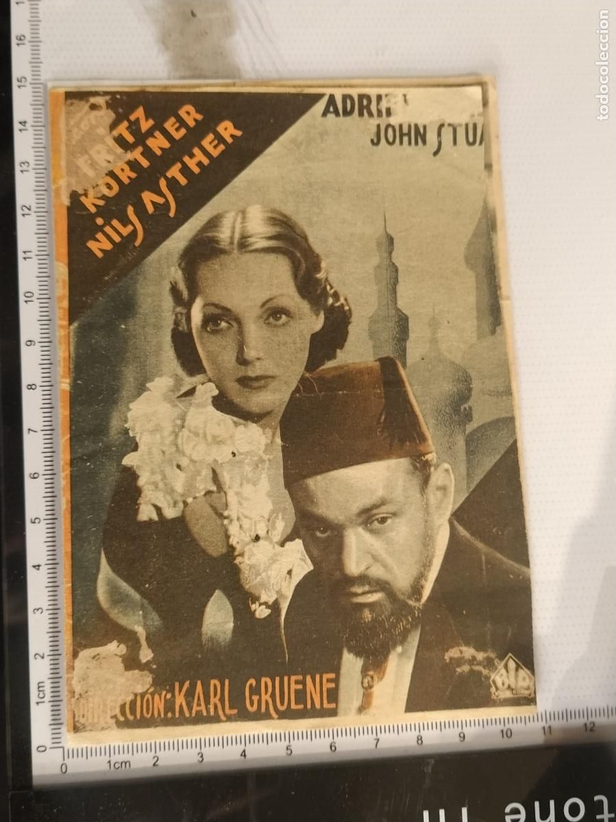 Cine: EL SULTAN ABDUL HAMID - TROQUELADO - DOBLE - PROGRAMA DE CINE ANTIGUO -(113.384) - Foto 8