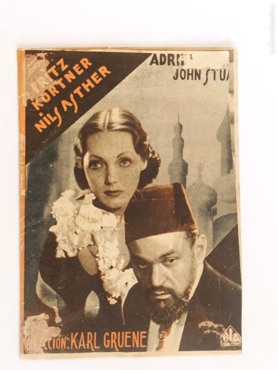 Cine: EL SULTAN ABDUL HAMID - TROQUELADO - DOBLE - PROGRAMA DE CINE ANTIGUO -(113.384) - Foto 1