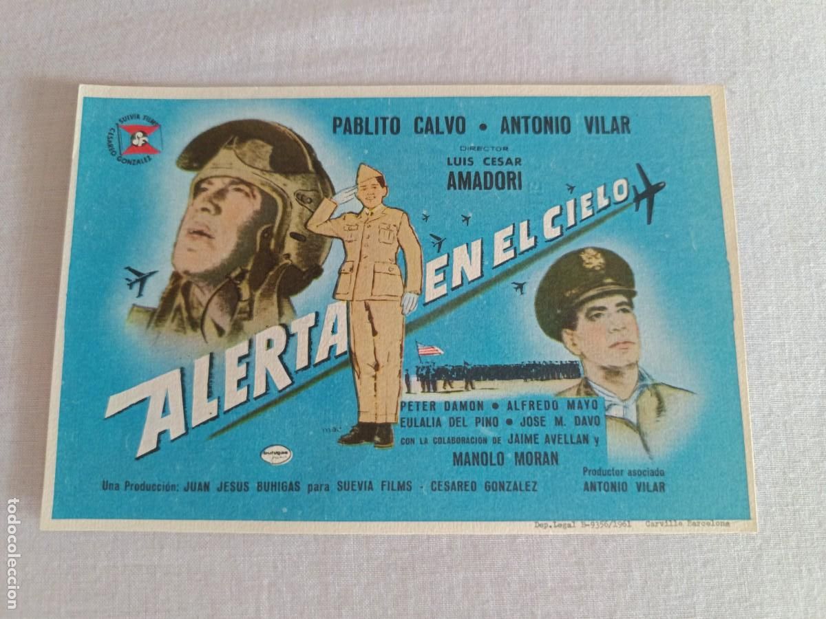Cine: PROGRAMA DE CINE ALERTA EN EL CIELO - Foto 1