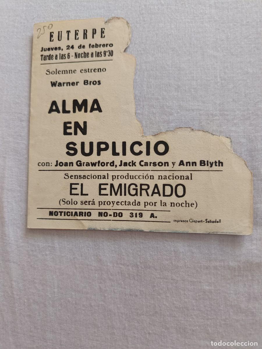 Cine: PROGRAMA DE CINE ALMA EN SUPLICIO - Foto 2