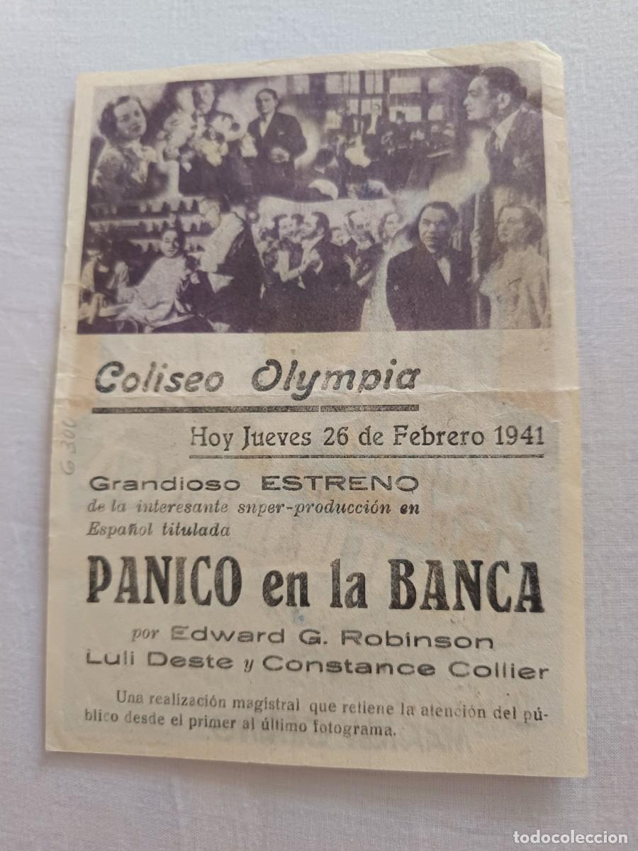Cine: PROGRAMA DE CINE PANICO EN LA BANCA - Foto 2