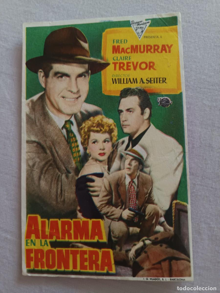 Cine: PROGRAMA DE CINE ALARMA EN LA FRONTERA - Foto 1