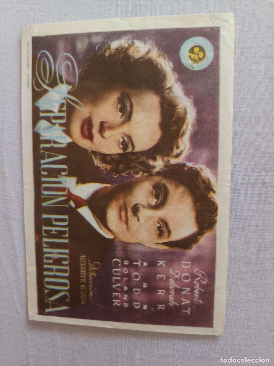 Cine: PROGRAMA DE CINE SEPARACION PELIGROSA - Foto 1