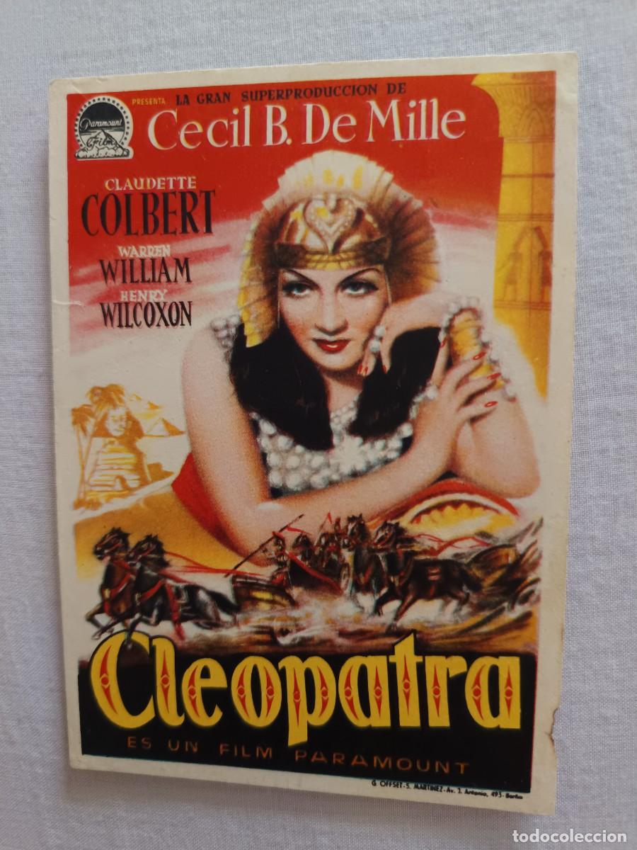 Cine: PROGRAMA DE CINE CLEOPATRA - Foto 1