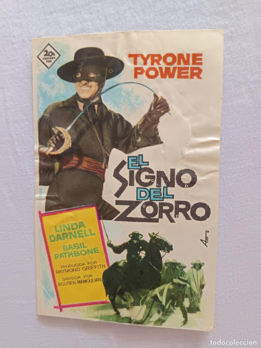 Cine: PROGRAMA DE CINE EL SIGNO DEL ZORRO - Foto 1