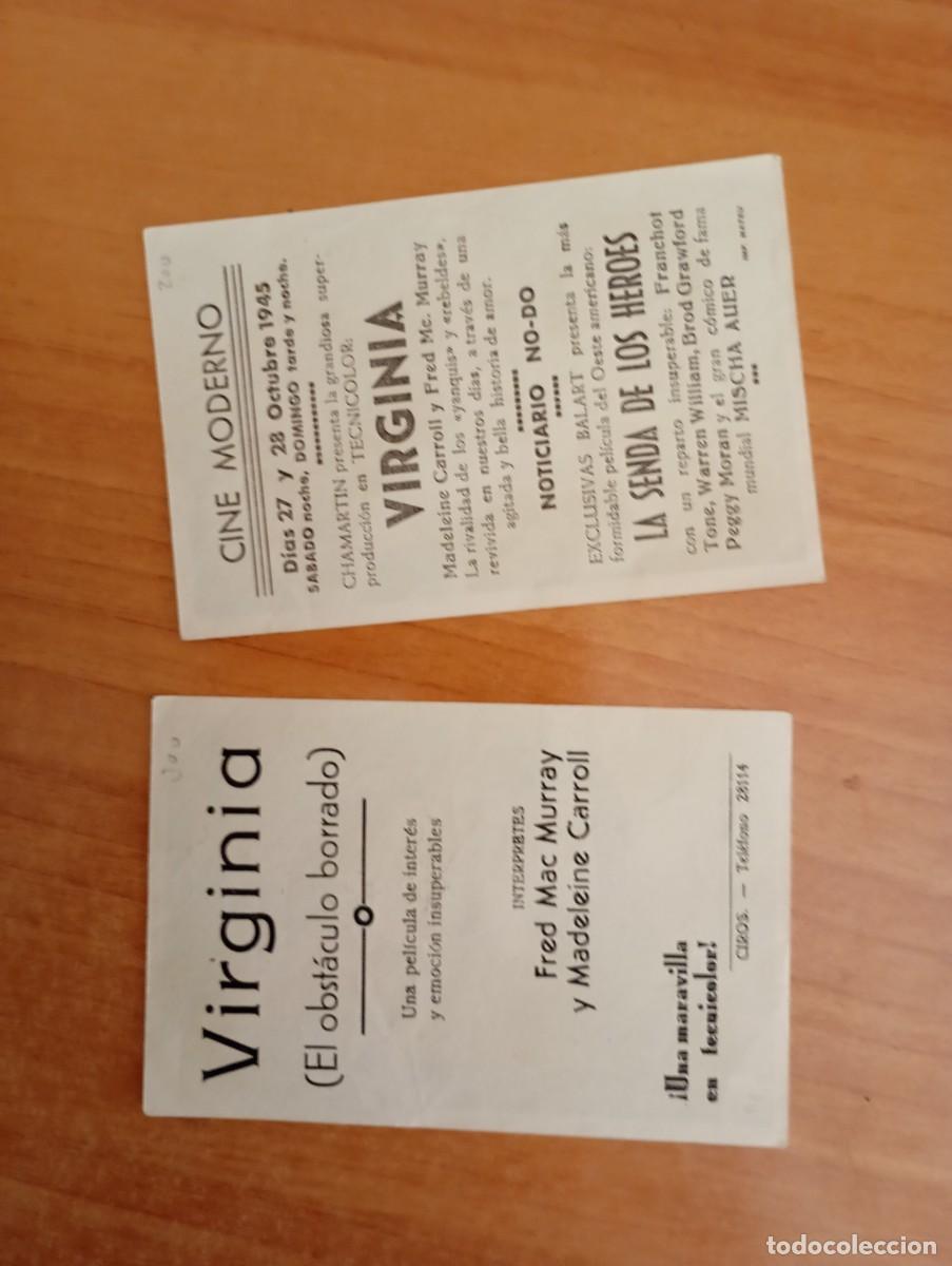 Cine: GRIS2--PROGRAMA DE CINE---VIRGINIA - Foto 2