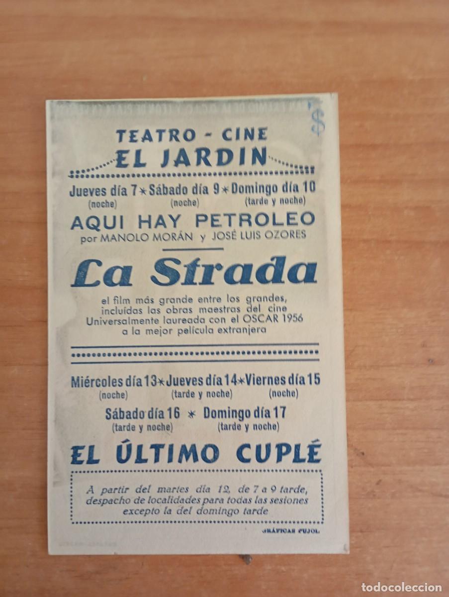Cine: GRIS1--PROGRAMA DE CINE---LA STRADA ct - Foto 2