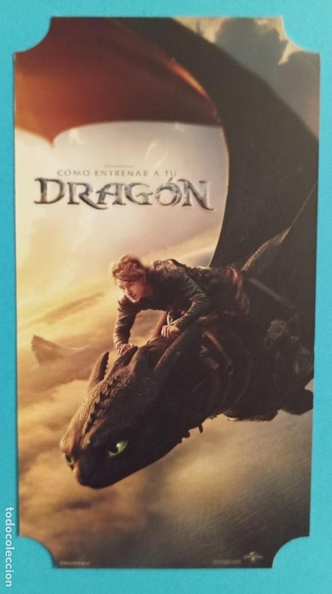 Cine: PROGRAMA DE ** COMO ENTRENAR A TU DRAGON**. 10 x 5.5 CMS.