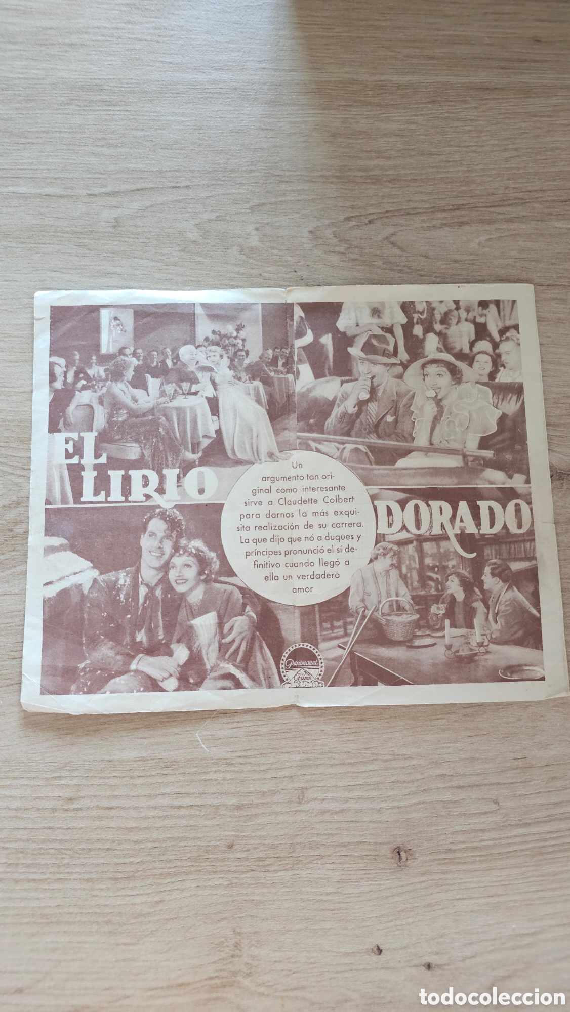 Cine: EL LIRIO DORADO -CLAUDETTE COLBERT - Foto 3